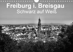 Freiburg i. Breisgau Schwarz auf Weiß (Wandkalender 2020 DIN A4 quer)
