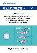 Effect of feed composition and drying conditions on surface properties of multicomponent food powders produced by spray drying