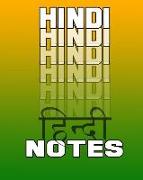 Hindi Notes: Hindi Journal, 8x10 Composition Book, Hindi School Notebook, Hindi Language Student Gift