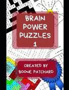 Brain Power Puzzles: Activity Book of Word Searches, Sudoku, Math Puzzles, Hidden Words, Anagrams, Scrambled Words, Codes, Riddles, Trivia