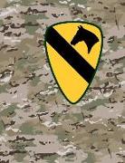 1st Cavalry Division 8.5 X 11 200 Page Lined Notebook