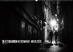 Skateboarden in Schwarz-Weiß (Wandkalender 2020 DIN A2 quer)