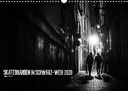 Skateboarden in Schwarz-Weiß (Wandkalender 2020 DIN A3 quer)