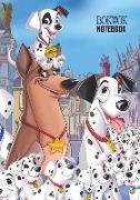 Notebook: 101 Dalmatians Medium College Ruled Notebook 129 Pages Lined 7 X 10 in (17.78 X 25.4 CM)