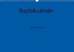 Bastelkalender - Blau (Wandkalender 2020 DIN A3 quer)