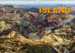 Island von oben (Wandkalender 2020 DIN A2 quer)