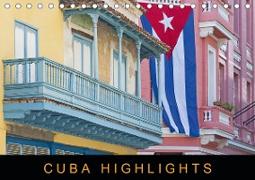 Cuba Highlights (Tischkalender 2020 DIN A5 quer)