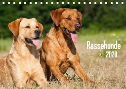 Rassehunde (Tischkalender 2020 DIN A5 quer)