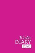 Weekly Diary 2020: Pink Weekly Diary for 2020, Week to View (January to December) Planner (6x9 Inch)