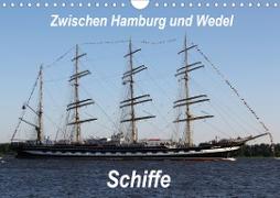 Schiffe - Zwischen Hamburg und Wedel (Wandkalender 2020 DIN A4 quer)
