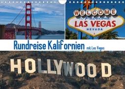 Rundreise Kalifornien mit Las Vegas (Wandkalender 2020 DIN A4 quer)