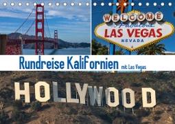 Rundreise Kalifornien mit Las Vegas (Tischkalender 2020 DIN A5 quer)