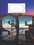 SF: Composition Notebook San Francisco California Scenery