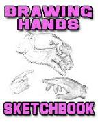 Drawing Hands Sketchbook: Drawing Hands Sketchpad and Journal, 8x10 Diary, Drawing Hands Notebook, Art Student Gift