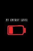 My Energy Level: Blank Lined Notebook Journal Diary Composition Notepad 120 Pages 6x9 Paperback ( Teacher Gift ) Yellow Books