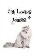 Cat Lovers Journal: Lined Notebook for Journaling and Writing Gift: 6x9 Inch, 103 Custom Pages