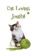 Cat Lovers Journal: Lined Notebook for Journaling and Writing Gift: 6x9 Inch, 103 Custom Pages