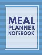 Meal Planner Notebook: Weekly Meal Planner and Grocery List Monday to Sunday 100 Pages 8.5 X 11 Inches (Volume 10)