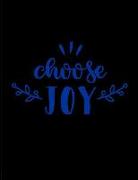 Choose Joy: Inspirational Dotted Journal Notebook