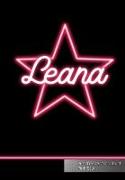 Leana Punktraster Notizbuch Pink Star: Stern Personalisiert Mit Namen I Personalized Journal Notebook