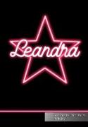 Leandra Punktraster Notizbuch Pink Star: Stern Personalisiert Mit Namen I Personalized Journal Notebook