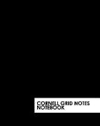 Cornell Grid Notes Notebook: All Black Grid Notebook Supports a Proven Way to Improve Study and Information Retention
