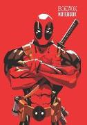 Notebook: Deadpool Medium College Ruled Notebook 129 Pages Lined 7 X 10 in (17.78 X 25.4 CM)