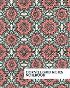 Cornell Grid Notes Notebook: Pretty Colorful Mandala Grid Notebook Supports a Proven Way to Improve Study and Information Retention