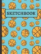 Sketchbook: Basketball Sketchbook for Kids to Practice Sketching, Drawing, Writing and Creative Doodling