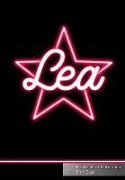Lea Punktraster Notizbuch Pink Star: Stern Personalisiert Mit Namen I Personalized Journal Notebook