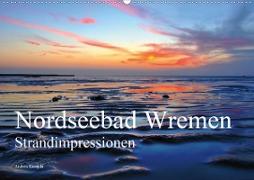 Nordseebad Wremen - Strandimpressionen (Wandkalender 2020 DIN A2 quer)