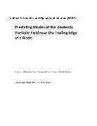 Predicting Modes of the Unsteady Vorticity Field Near the Trailing Edge of a Blade
