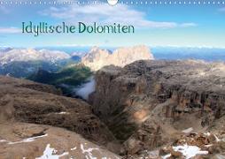 Idyllische Dolomiten (Wandkalender 2020 DIN A3 quer)