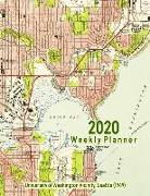 2020 Weekly Planner: University of Washington Vicinity, Seattle (1949): Vintage Topo Map Cover