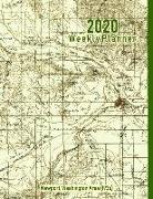 2020 Weekly Planner: Newport, Washington Area (1936): Vintage Topo Map Cover