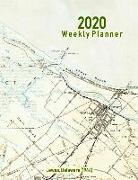 2020 Weekly Planner: Lewes, Delaware (1944): Vintage Topo Map Cover