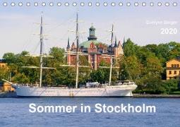 Sommer in Stockholm 2020 (Tischkalender 2020 DIN A5 quer)