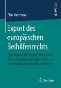 Export des europäischen Beihilfenrechts