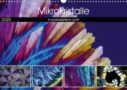 Mikrokristalle in polarisiertem Licht (Wandkalender 2020 DIN A3 quer)