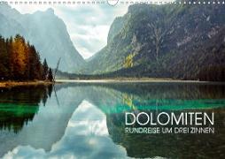 Dolomiten - Rundreise um Drei Zinnen (Wandkalender 2020 DIN A3 quer)