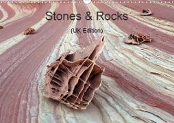 Stones & Rocks (UK-Edition) (Wall Calendar 2020 DIN A3 Landscape)