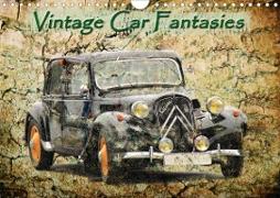 Vintage Car Fantasies (Wall Calendar 2020 DIN A4 Landscape)