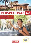 Perspectivas, Spanisch für Erwachsene, A2: Band 2, Paket: Kurs- und Arbeitsbuch, Vokabeltaschenbuch, Mit CD zum Übungs- und Kursbuchteil