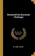 Zeitschrift Fur Deutschie Philologie