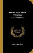 Essentials of Public Speaking: For Secondary Schools