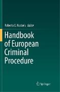 Handbook of European Criminal Procedure