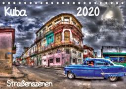 Kuba - Straßenszenen (Tischkalender 2020 DIN A5 quer)