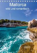 Mallorca - wild und romantisch (Tischkalender 2020 DIN A5 hoch)