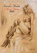 Erotische Malerei - Akt und Dessous (Tischkalender 2020 DIN A5 hoch)