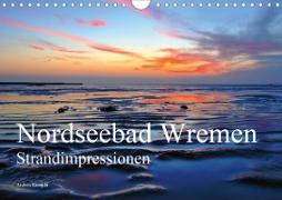 Nordseebad Wremen - Strandimpressionen (Wandkalender 2020 DIN A4 quer)
